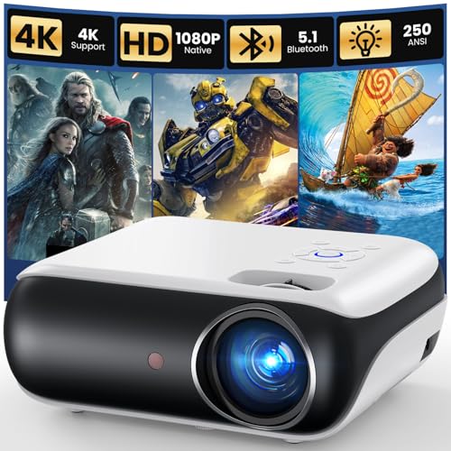 1080P Bluetooth Portable Projector